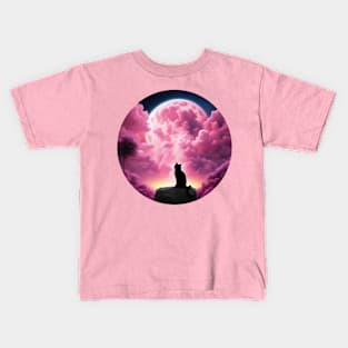 Moon Cat Kids T-Shirt